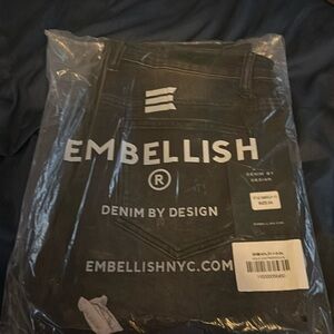 Embellish jeans size 34-32 brand new still in bag. Holo Distressed-34